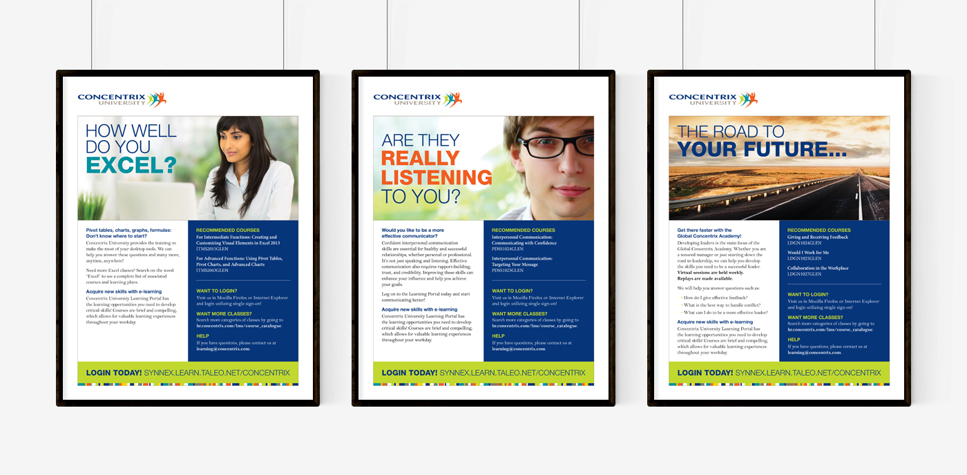 Concentrix University posters