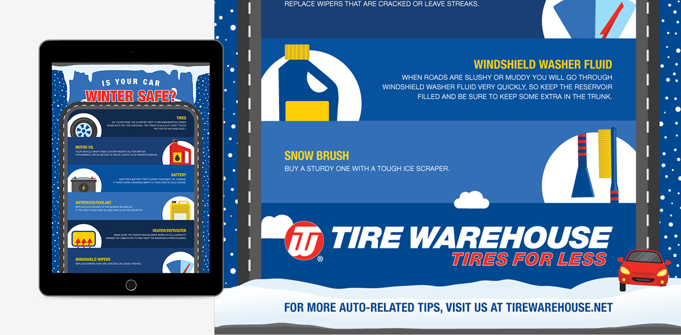 Tire Warehouse Is Your Car Winter Safe? infographic