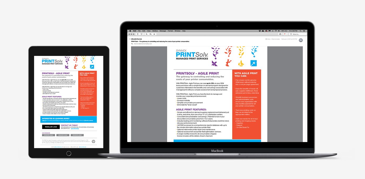 SYNNEX PRINTSolv email