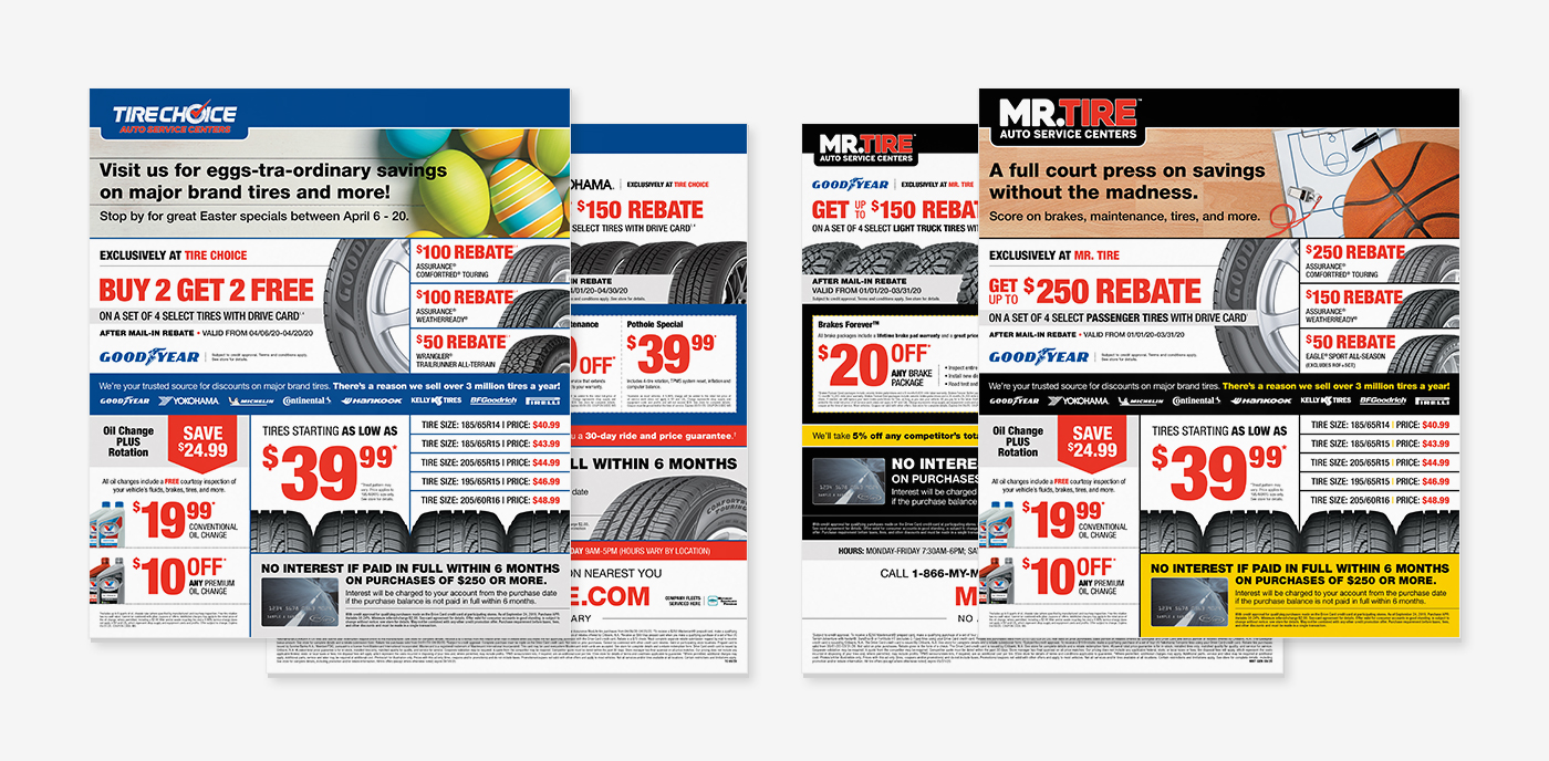 Tire Choice and Mr. Tire megasheet inserts